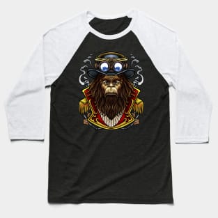 Steampunk Bigfoot Baseball T-Shirt